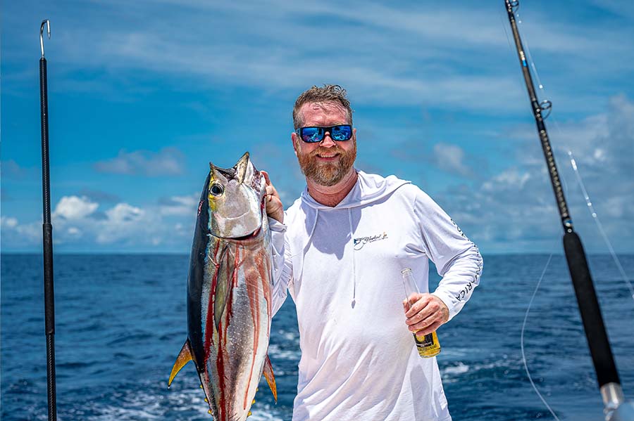 Interior of Hooked Up Sport Fishing in Quepos Costa Rica